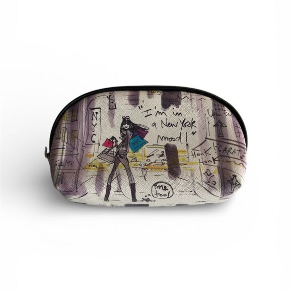 Izak Handbags - Izak “I'm in a New York Mood" Cosmetics Bag